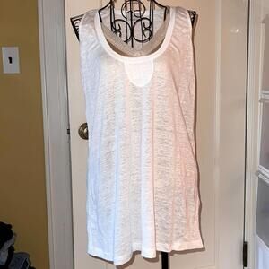 Wrap flowy linen sleeveless tank  NWT 2